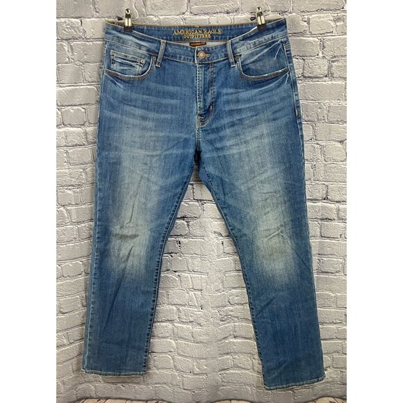 American Eagle Outfitters Jeans Mens  36X32  360 Extreme Flex  Original Straight - Picture 1 of 11
